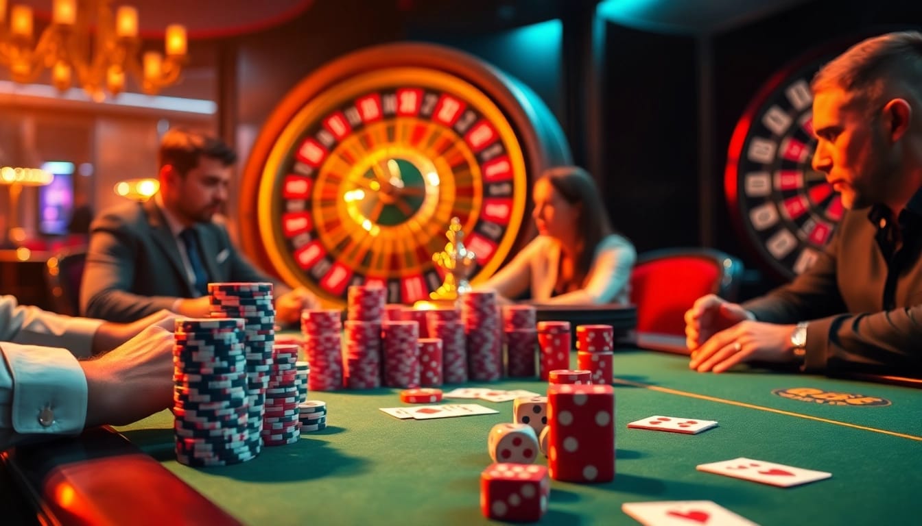 Experience the thrill of QQ888 Dev with intense poker action and luxurious casino ambiance.