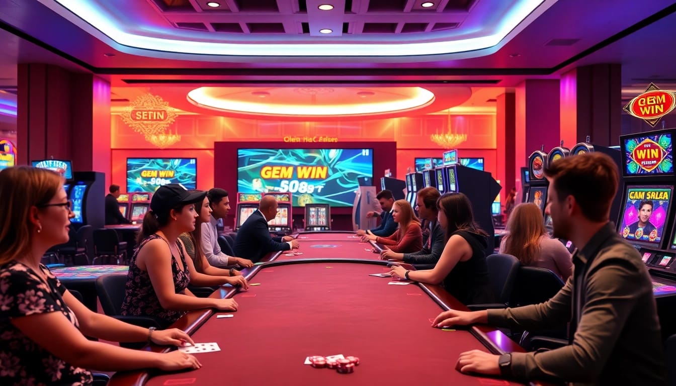 Experience the excitement of winning at gem win in a modern online casino atmosphere.