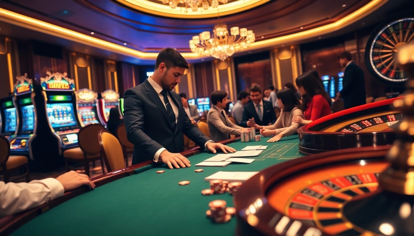 Experience the thrill of Đăng ký ww88 in a luxurious casino setting with live dealer action.