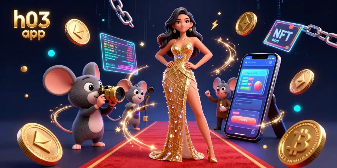 Rasakan pengalaman bermain yang mendebarkan dengan aplikasi h03, menampilkan suasana kasino yang hidup dipenuhi dengan koin Bitcoin dan Ethereum.