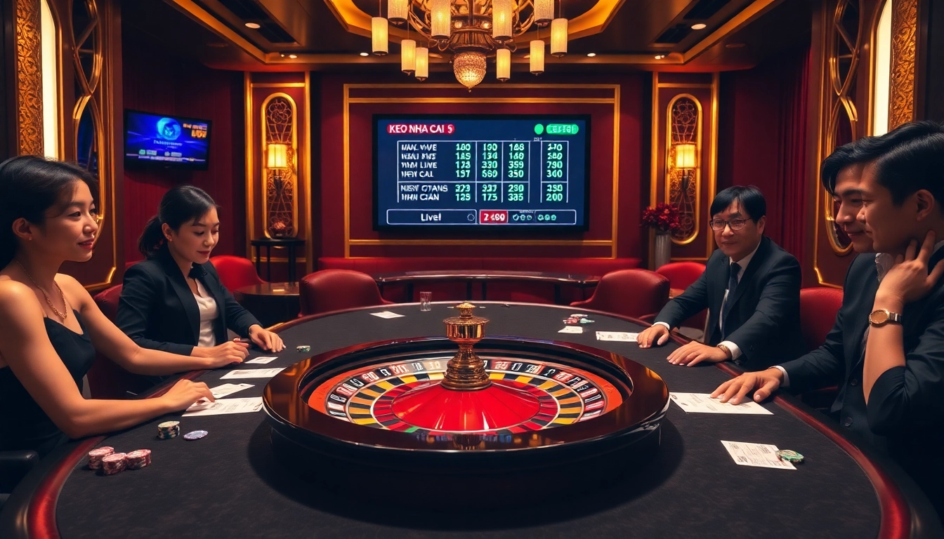 Engaging gamblers in a professional setting while tracking keo nha cai 5 betting updates.