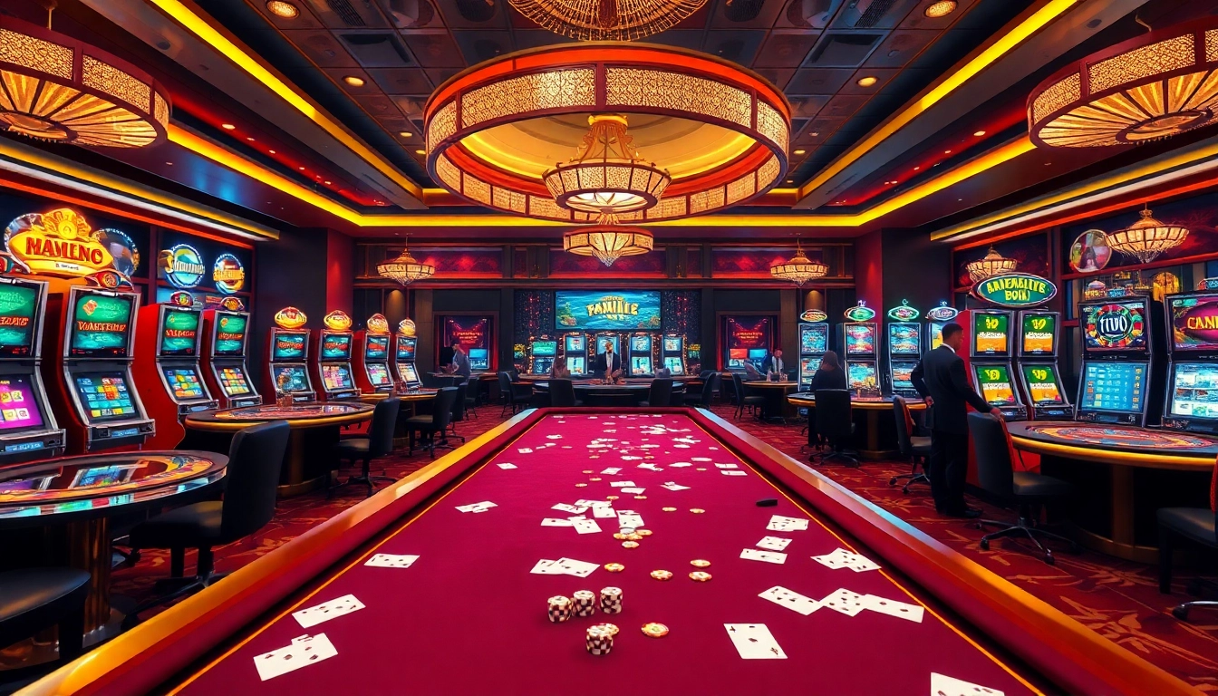 Engaging virtual casino scene featuring gaming tables and slots at https://qq88pro.vip/ for a thrilling experience.