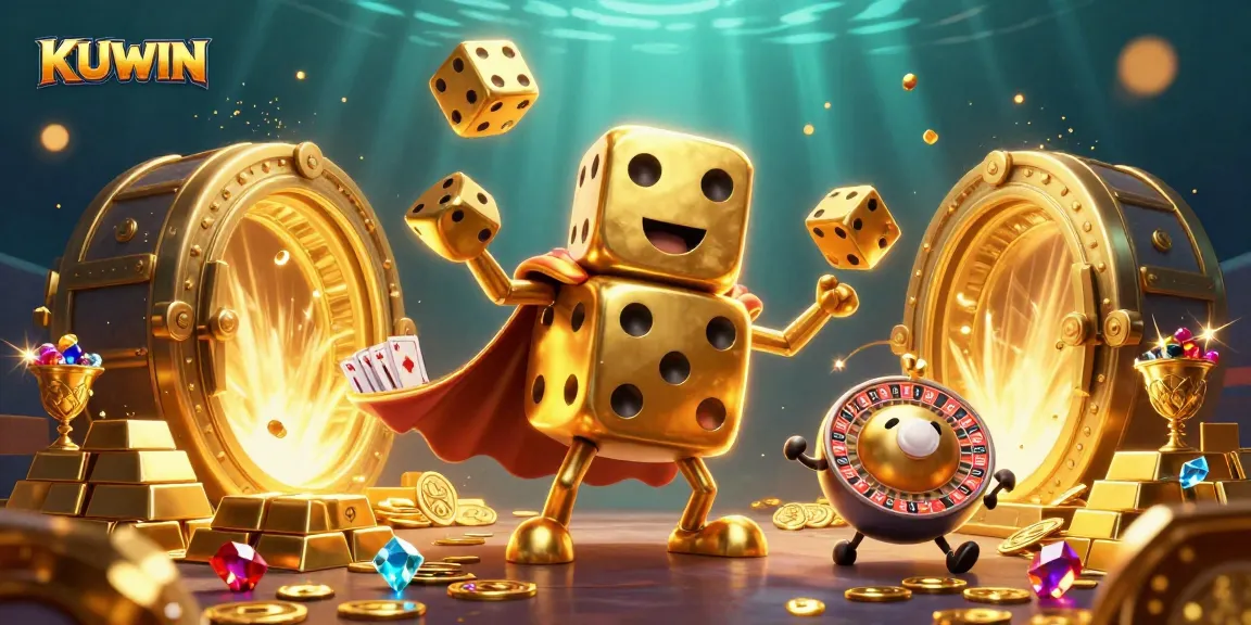 Experience thrilling wins with KUWIN's gaming magic in a vibrant 3D casino world.
