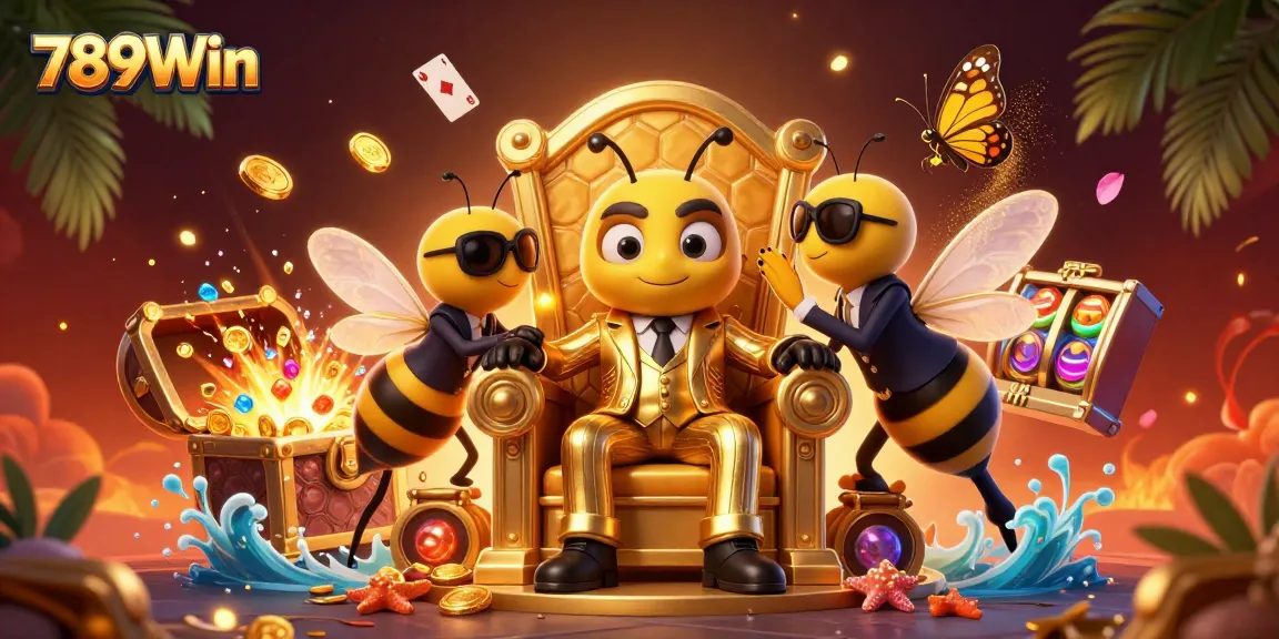 Immerse in thrilling gameplay at 789Win with a vibrant casino scene showcasing characters and exciting game elements.