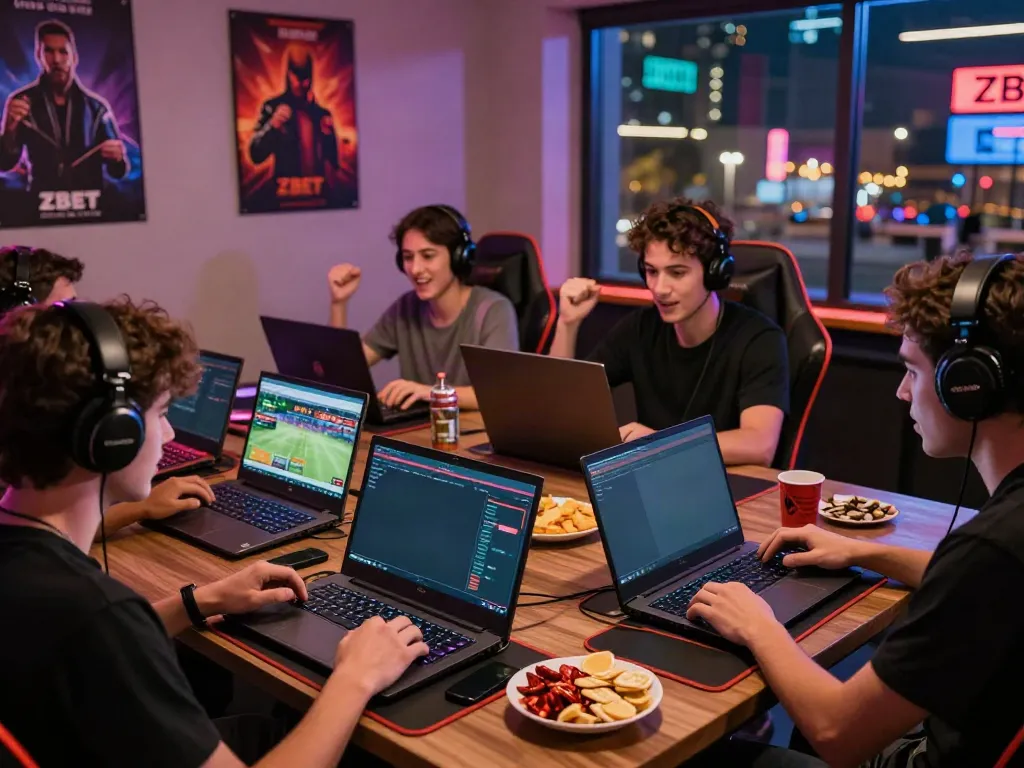 Exciting gaming experience with players engaged on ZBET's platform, highlighting sports betting and casino games for 2026.