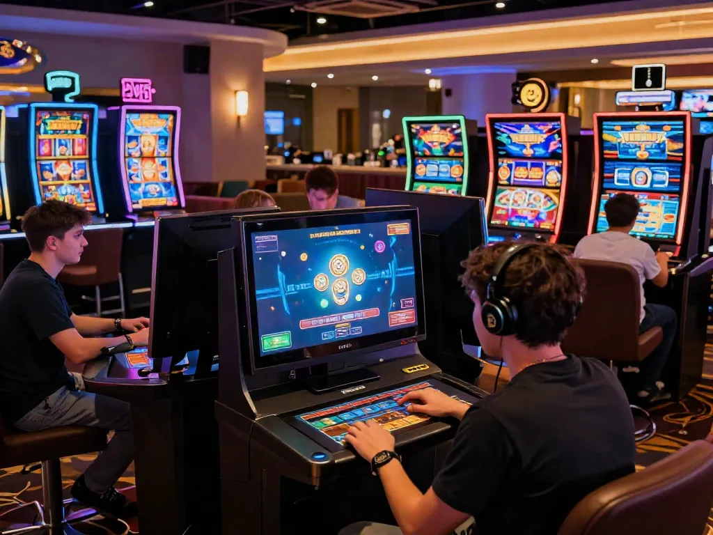 Nbet online gaming experience with players at digital casino tables.