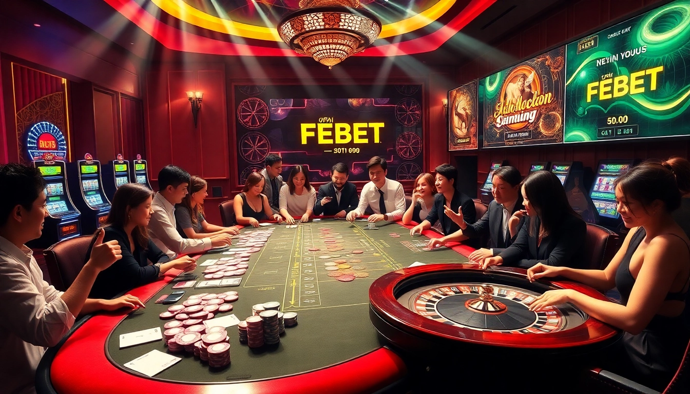 Experience the thrill of NHÀ CÁI FEBET with vibrant casino games and excitement.