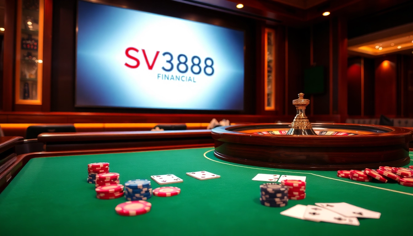 Experience thrilling gameplay at sv388.financial with casino games like roulette and poker.